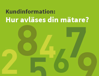 Kundinformation: Hur avläses din mätare?